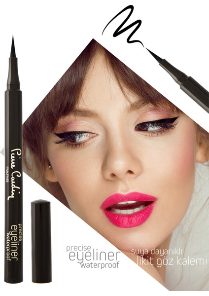 Eyeliner Precise Suya Dayanıklı Keçe Uçlu Siyah Eyeliner