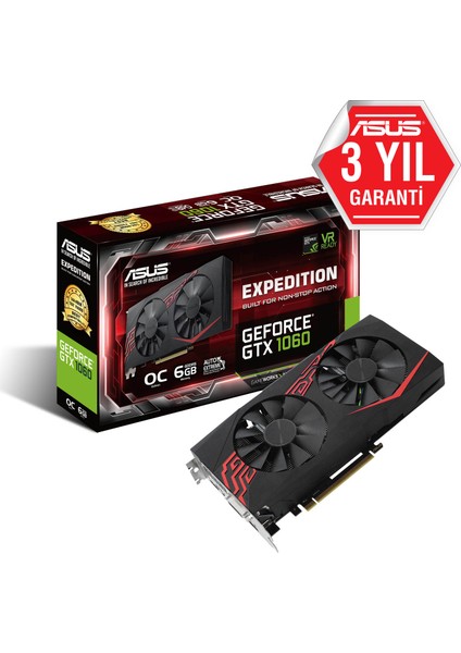 EX-GTX1060-O6G Nvidia Geforce GTX1060 6GB 192Bit GDDR5 PCI-E 3.0 Ekran Kartı