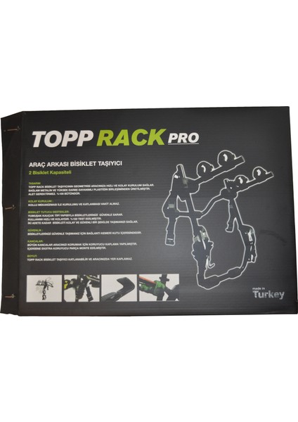 Topp Rack Pro 2 Bisiklet Taşıyıcı