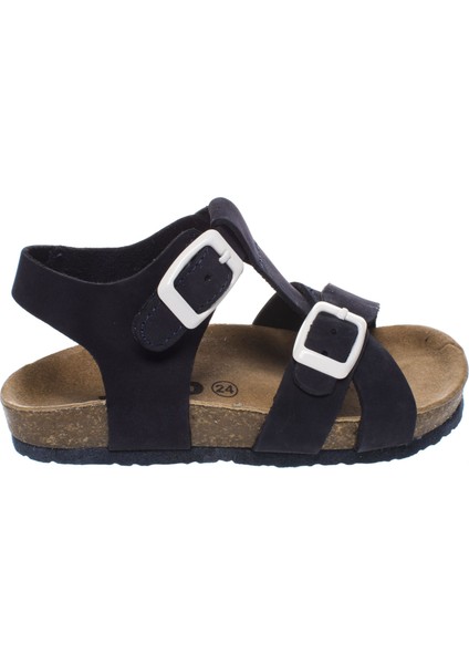 905.19Y.089 Bebe Deri Lacivert Çocuk Sandalet fiyatları