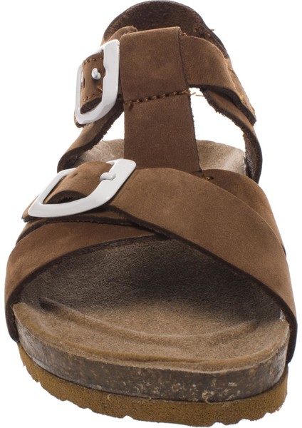 905.19Y.089 Bebe Deri Taba Çocuk Sandalet modelleri