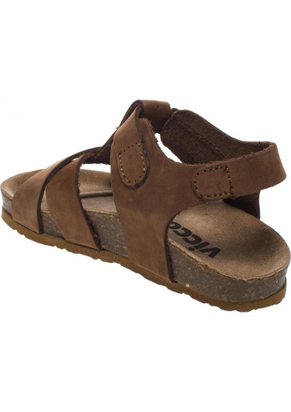 905.19Y.089 Bebe Deri Taba Çocuk Sandalet fırsatları