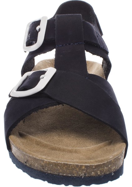 625.19Y.090 Patik Deri Lacivert Çocuk Sandalet modelleri