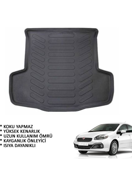 Fiat Linea Sedan 3D Havuzlu Oto Paspas Ve 3D Bagaj Havuzu (2006 Ve Üzeri)