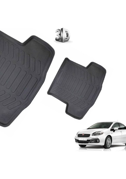 Fiat Linea Sedan 3D Havuzlu Oto Paspas Ve 3D Bagaj Havuzu (2006 Ve Üzeri)