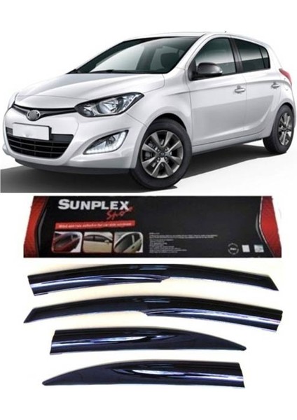 Cam Rüzgarlığı Hyundai Accent 10-17 Blue 4 Parça