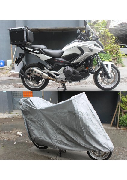 Bajaj Pulsar As 150 Arka Çanta Topcase Uyumlu Motosiklet Branda Örtü Çadır