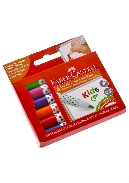 Kids Beyaz Tahta Kalemi 6'lı