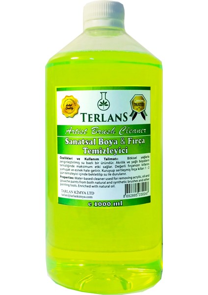Sanatsal Boya Ve Fırça Temizleyici 1000 Ml
