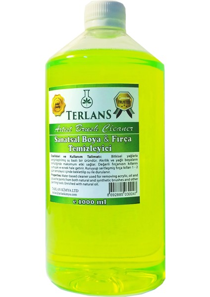 Sanatsal Boya Ve Fırça Temizleyici 1000 Ml
