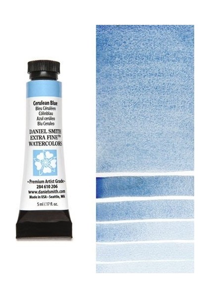 Water Color Tube 5 Ml Seri 3 Cerulean Blue