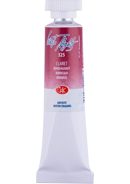 St Ptersburg White Night Watercolor Tube 10Ml Claret