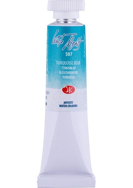 St Ptersburg White Night Watercolor Tube 10Ml Turquoise Blue