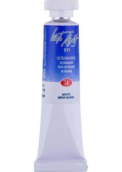 St Ptersburg White Night Watercolor Tube 10Ml Ultramarine