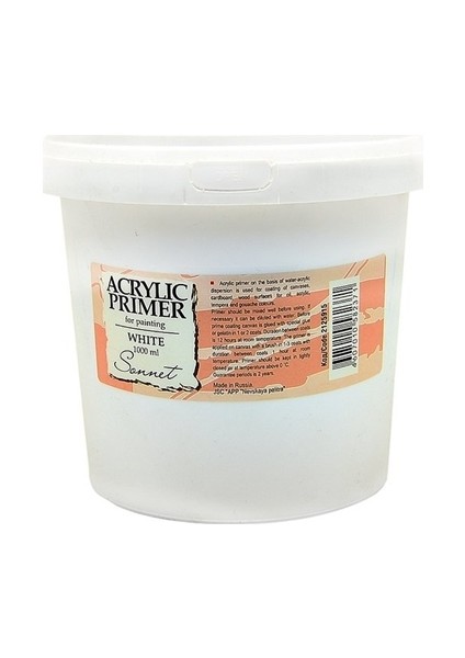 St Ptersburg Sonnet Akrilik Primer 1000 Ml White