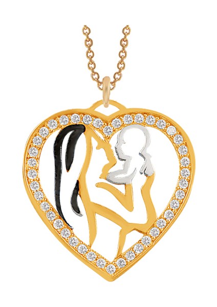 Rose Altın Anne Sevgisi Kolye AS1381KLR2