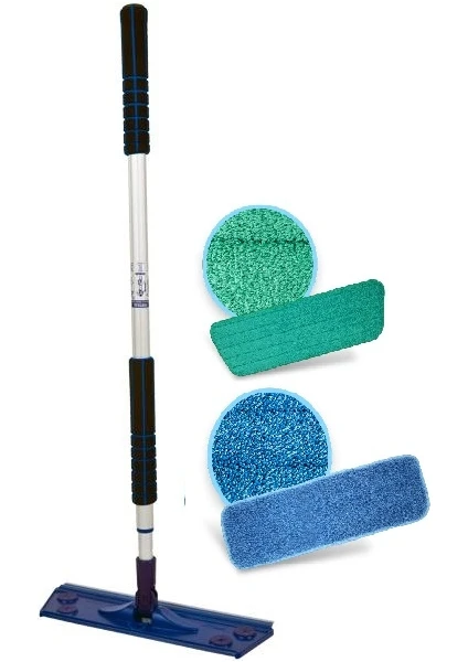 Mikrofiber Islak Ve Duvar Bezli Mop 2'Li Set