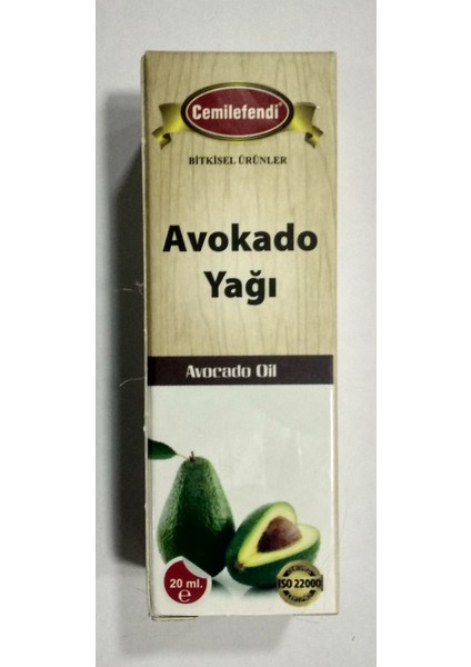 Avokado Yağı 20 ml