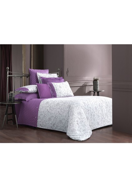 Oreo Çift Kişilik Pamuk Saten Nevresim Takımı V2