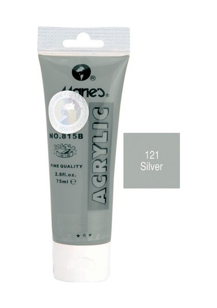 Akrilik Boya Silver 30 Ml. 121 813 Mrmar0226