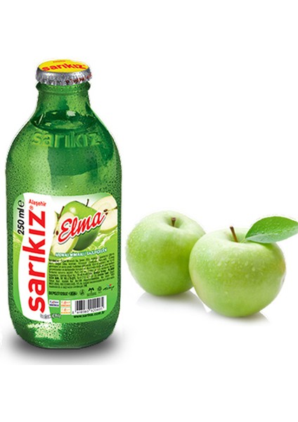 Alaşehir Sarıkız Meyve Aromalı Maden Suyu 24' lü 250 ml Elma