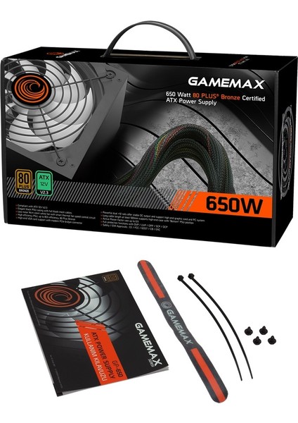GP-650 (650W) 80 Plus Bronze Power Supply