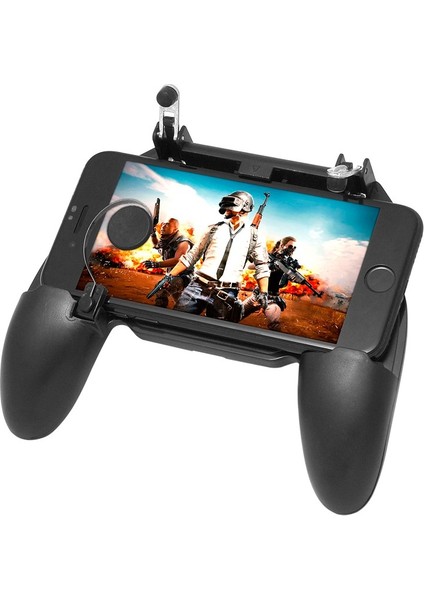 Taşınabilir Telefon Standı + Pubg Joystick Ateş Tetik Düğmesi