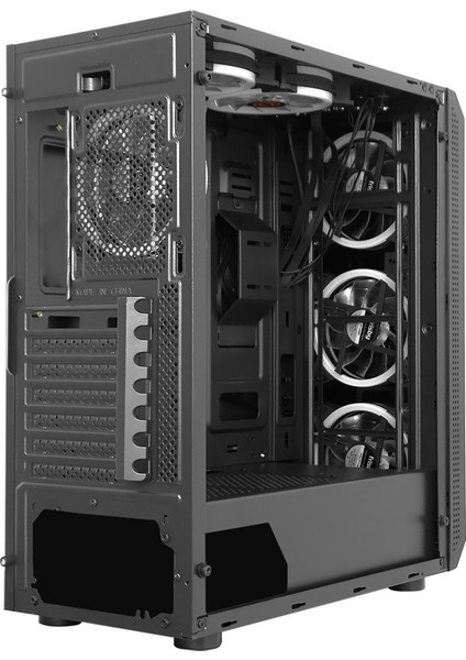 Coax FC-8890G MidTower ATX Oyuncu Bilgisayar Kasası (Dual-Ring RGB Fan)