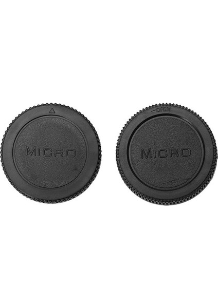 Olympus Ve Panasonic Micro 4/3 İçin Body Ve Lens Arka Kapağı