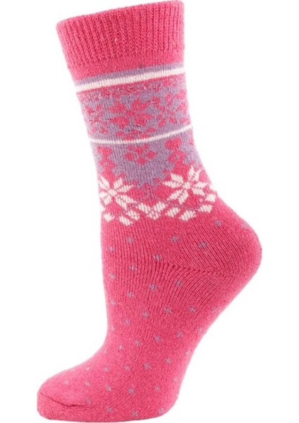 Casual Wool Socks Kadın Çorap Pembe