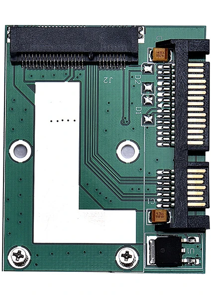 5137 Msata (Mini Sata) Ssd To Sata Çevirici Dönüştürücü Adaptör