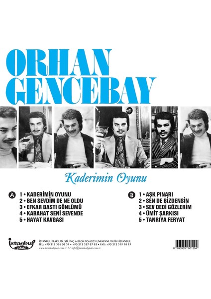 Orhan Gencebay - Kaderimin Oyunu (Plak)