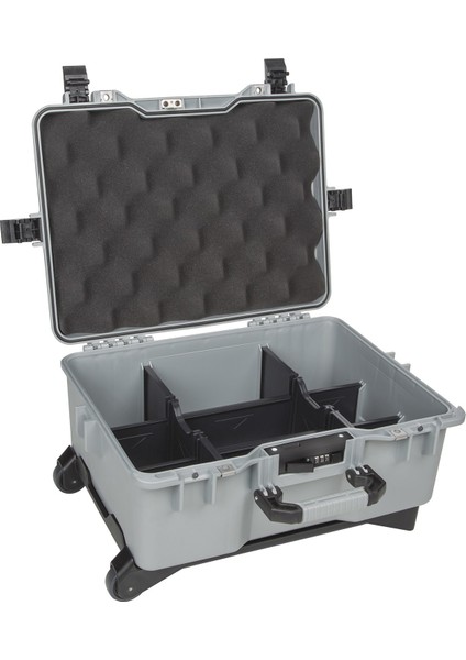 Mtc 460Pl Gri - Yumurta Sünger + Plastik Bölmeli Tough Case Pro Takım Çantası