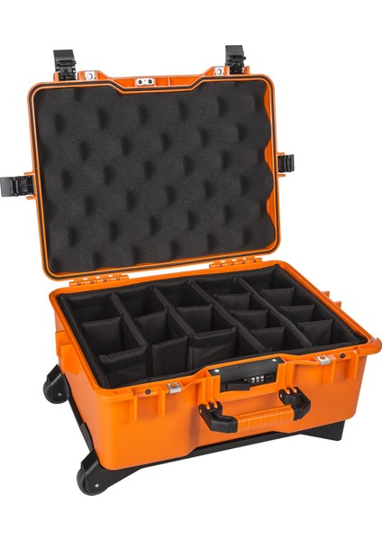 Mtc 460P Turuncu - Yumurta Sünger + Bez Bölmeli Tough Case Pro Takım Çantası