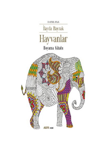 Hayvanlar Boyama Kitabı-İlayda Bayrak