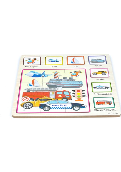 Ahşap Puzzle Taşıtlar