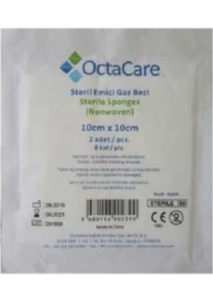 2160 Steril Emici Gazlı Bez 10cm x 10cm 2li 150 Paket