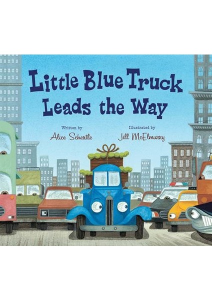 Little Blue Truck Leads The Way (Board Book) - Alice Schertle