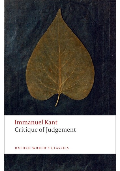 Critique of Judgement - Immanuel Kant