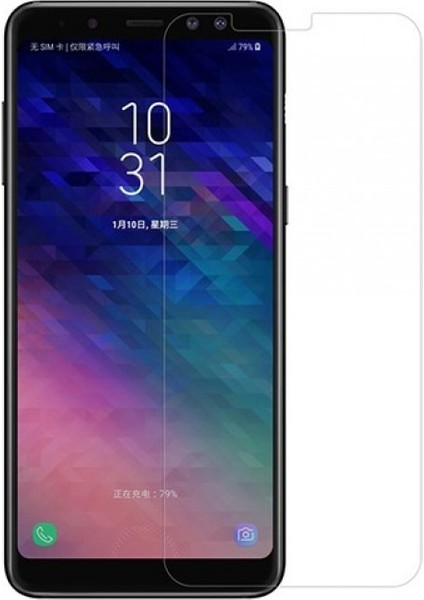 Samsung Galaxy A8 2018 Nano Flexible Esnek 9H Temperli Ekran Koruyucu Cam