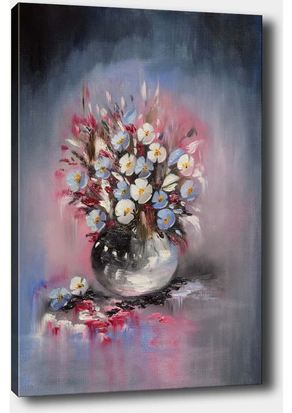 Çiçek Kanvas Tablo 30 x 40 cm