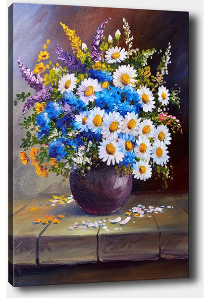Çiçek Kanvas Tablo 100 x 140 cm