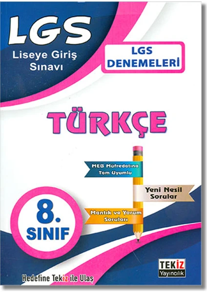 Tekiz 8. Sınıf LGS Türkçe Denemeleri