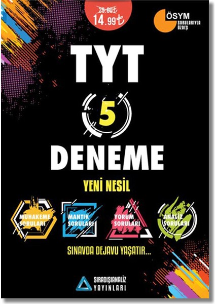 Sıradışı Analiz TYT 5 Yeni Nesil Deneme