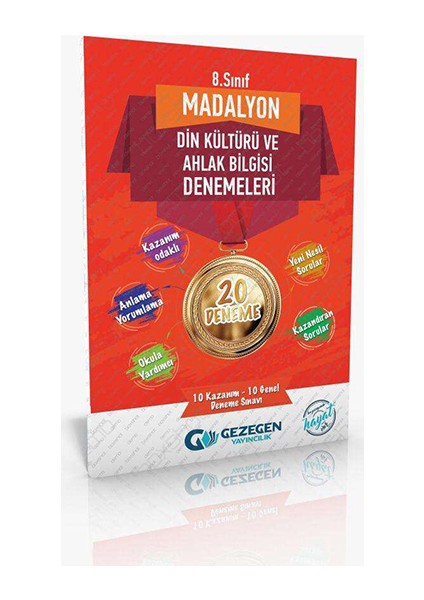 8.Sınıf Madalyon Din Kültürü ve Ahlak Bilgisi 20 Deneme