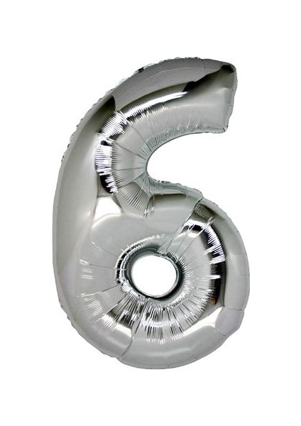 6 Rakam Folyo Balon 102 cm