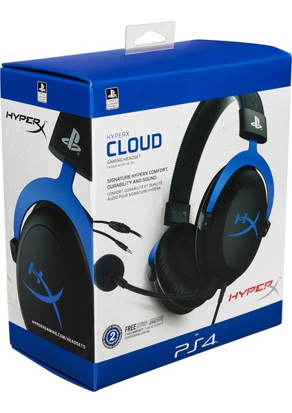 Cloud Blue Oyuncu Kulaklık PS4 HX-HSCLS-BL/EM