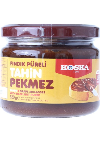 Tahin Pekmez Fındık Püreli 320 gr