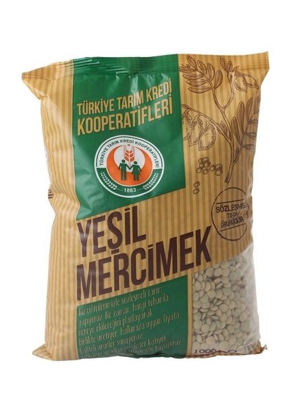 Türkiye Tarım Kredi Koop.Yeşil Mercimek 1 kg