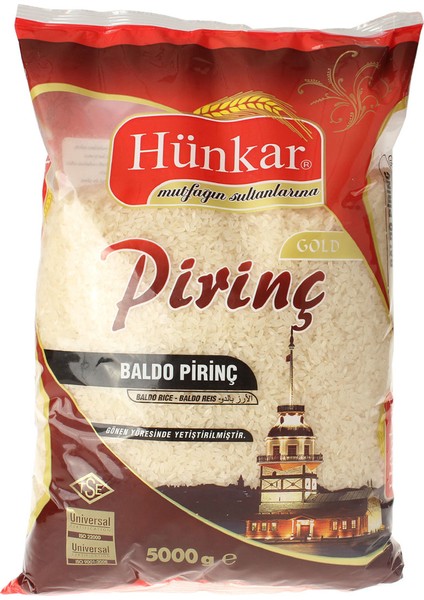 Hünkar Baldo Gönen Pirinç 5 kg fiyatları